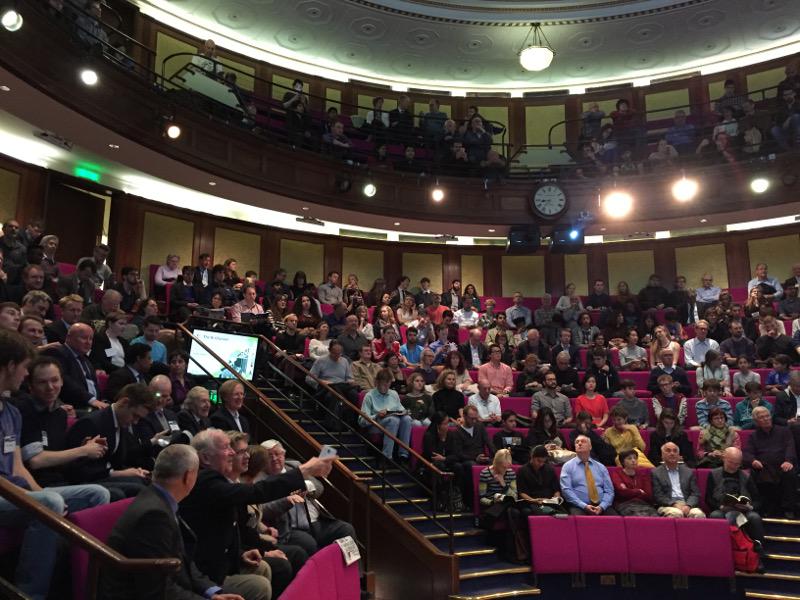 Open Lecture on Nanotechnology Gathered 500 people in Royal Institution of Great Britain